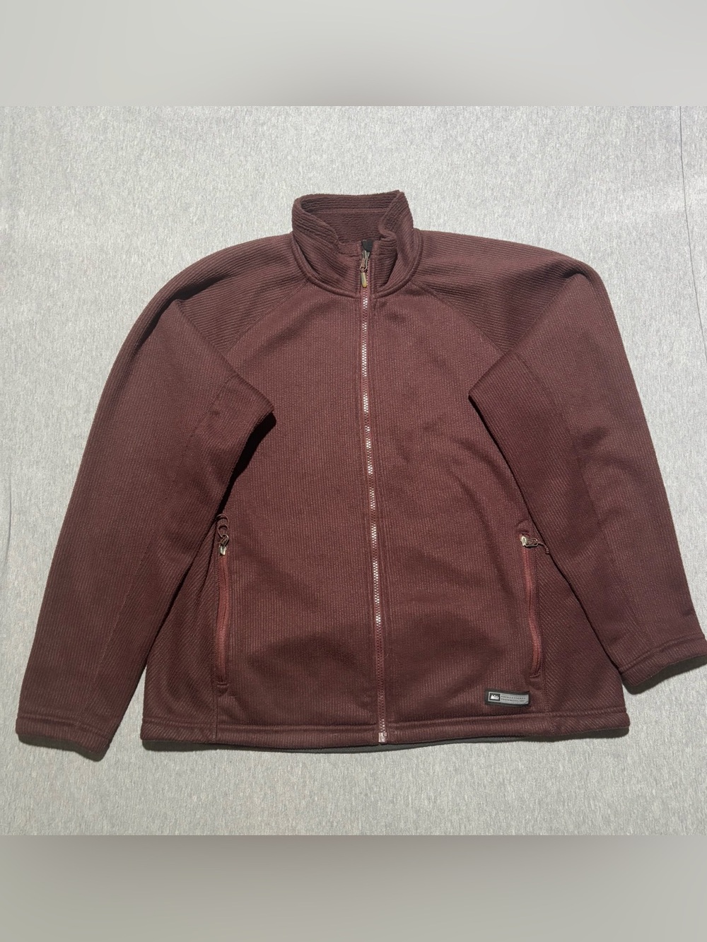 REI Men's Full-Zip Performance Jacket in Maroon